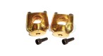 Brass Universal 2" Motorcycle Handlebar Risers - SPAREZO