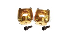 Brass Universal 2" Motorcycle Handlebar Risers - SPAREZO