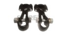 Girder Fork 7/8" Handlebar Clamps Black For New Royal Enfield J J2 G G1 G2 - SPAREZO