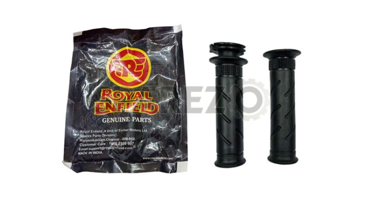 Royal Enfield Genuine Handlebar Rubber Grip Set #888358 - SPAREZO
