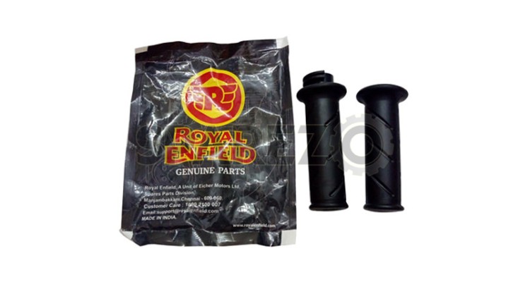 Royal Enfield Electra Genuine Handlebar Rubber Grip Set #597207 - SPAREZO