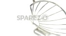 Royal Enfield New Chrome LH Rear Crash Bar Foot Rest - SPAREZO