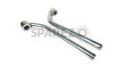 Double Nickel Chrome Royal Enfield Footrest Kit - SPAREZO