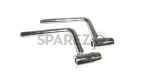 Royal Enfield Chrome Footrest Support Kit - SPAREZO