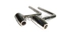 Royal Enfield Chrome Footrest Support Kit - SPAREZO