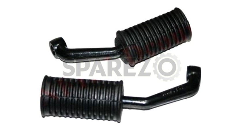 ROYAL ENFIELD MOTORCYCLE  BLACK FRONT FOOTRESTS PEGS SUPPORT KIT  597121 @ UK 