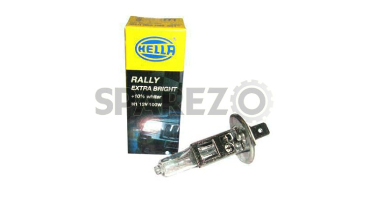 Hella Rally Extra Bright 10% Whiter H1 Bulb 12v 100w - SPAREZO