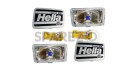 Pair Of Hella Comet 450 Spotlight 12v H3 White For Jeep, Trucks, 4x4, Vans - SPAREZO