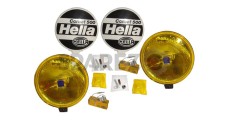 Pair Of Hella Comet 500 Yellow 12v H3 Driving Lamp For Jeep, Trucks, 4x4, Suv - SPAREZO