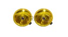Pair Of Hella Comet 500 Yellow 12v H3 Driving Lamp For Jeep, Trucks, 4x4, Suv - SPAREZO