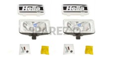 Pair Of Hella Comet 550 Spot Driving Lamps 12v H3 Fits Range Rover, 4x4, Jeeps - SPAREZO