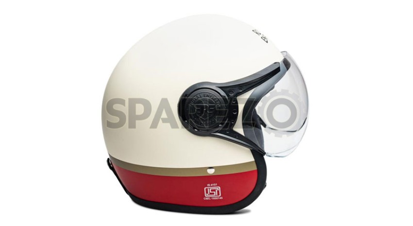 MATT WHITE Royal Enfield BAKER EXPRESS HELMET Express Shipping 