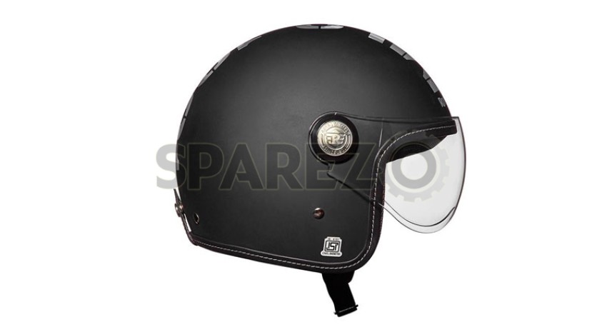 royal enfield helmet matt black
