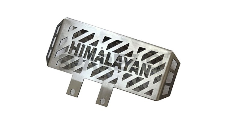 Royal Enfield Himalayan BS4 Radiator Guard Stainless Steel - SPAREZO