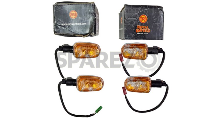 Royal Enfield Himalayan Front & Rear Trafficator Indicator Assembly With Bulb - SPAREZO
