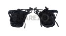 Royal Enfield Himalayan 411cc Top Frame Canvas Luggage Bags Pair Black - SPAREZO