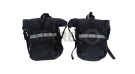 Royal Enfield Himalayan 411cc Top Frame Canvas Luggage Bags Pair Black - SPAREZO