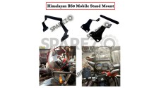 Royal Enfield Himalayan BS6 Mobile Stand Mount Black   	  - SPAREZO