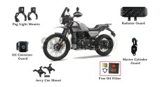 5 PCS Royal Enfield Himalayan BS6 Accessories Combo With Free Oil Filter - SPAREZO