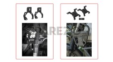 Royal Enfield Himalayan Crux Jerry Can Mount and Fog Light Mount Kit For BS6 Model