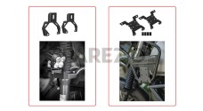 Royal Enfield Himalayan Crux Jerry Can Mount and Fog Light Mount Kit For BS6 Model - SPAREZO