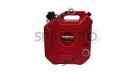 Royal Enfield Himalayan 411cc BS4 Red Color LH Side Jerry Can With Mount - SPAREZO