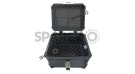 Royal Enfield Himalayan BS3 - BS4 - BS6 Aluminium Pannier Luggage Top Box Matt Black - SPAREZO