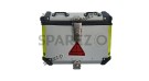 Royal Enfield Himalayan BS3 - BS4 - BS6  Aluminium Pannier Luggage Top Box Matt Grey - SPAREZO