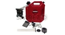 Royal Enfield Himalayan 411cc BS4 Red Color LH Side Jerry Can With Mount