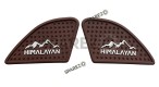 Royal Enfield Himalayan 411 Rubber Tank Pad Pair Brown - SPAREZO