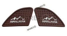 Royal Enfield Himalayan 411 Rubber Tank Pad Pair Brown - SPAREZO