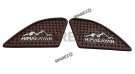 Royal Enfield Himalayan 411 Rubber Tank Pad Pair Brown - SPAREZO