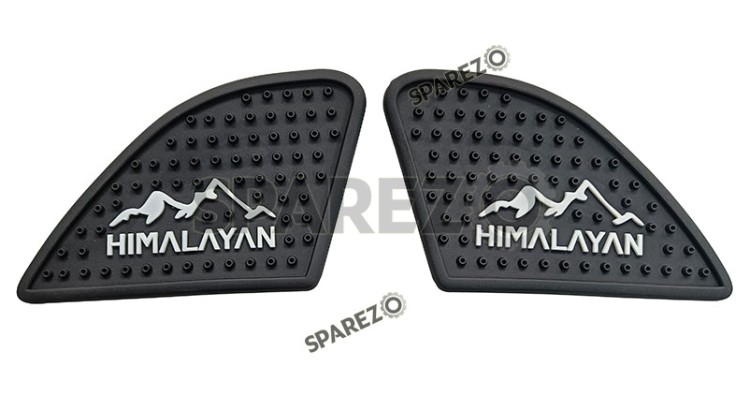 Royal Enfield Himalayan 411 Rubber Tank Pad Pair Black - SPAREZO