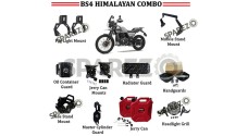Royal Enfield Red Jerry Can Pair Combo of 10 Pcs For Himalayan 411cc BS4