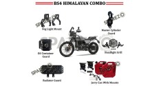 Royal Enfield Red Jerry Can Pair Combo of 6 PCS For Himalayan 411cc BS4