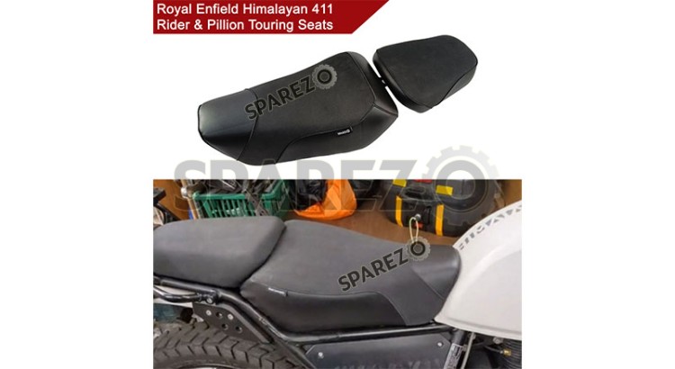 Royal Enfield Himalayan 411 Premium Touring Customized Rider and Pillion Seat - SPAREZO