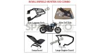 Royal Enfield Hunter 350 Luggage Rack Tail Tidy Engine Guard and Sumpguard - SPAREZO