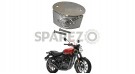 Royal Enfield Hunter 350 Oil Container Guard and Reservoir Cap Silver - SPAREZO