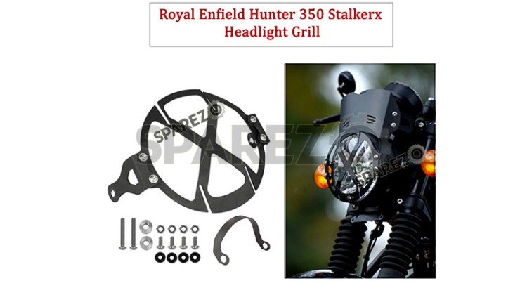 Royal Enfield Hunter 350 X Style Headlight Grill - SPAREZO