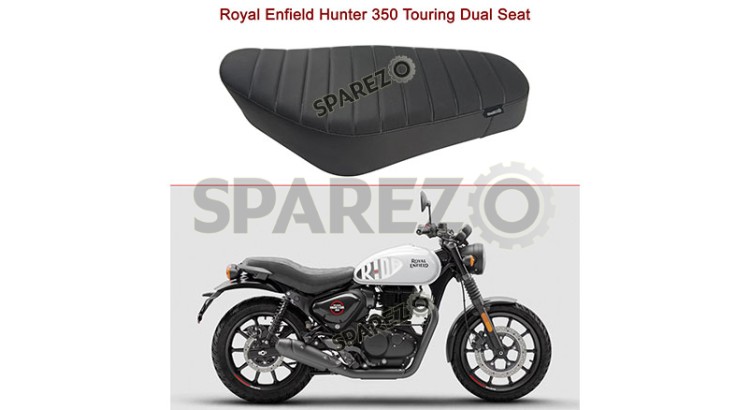 Royal Enfield Hunter 350 Premium Touring Customized Dual Seat - SPAREZO