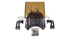 Royal Enfield Hunter 350 Tinted Flyscreen Assembly Black - SPAREZO