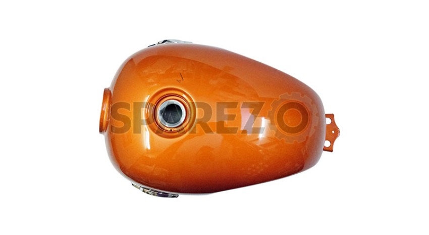Royal Enfield Interceptor 650cc Genuine Petrol Gas Fuel Tank Orange Crush
