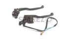 Genuine Bullet Minda Brake And Clutch Lever Assly Black - SPAREZO