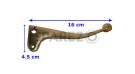 Royal Enfield Rear Brass 1950s Brake And Clutch Levers No Ball, Brackets - SPAREZO
