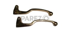 Royal Enfield Customized Solid Brass Brake And Clutch Lever - SPAREZO