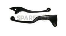 Royal Enfield Clutch & Disc Brake Lever Special Customized Black Powder Coated - SPAREZO