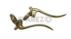 Universal BSA Triumph Ariel Brass Brake & Clutch Levers Vintage 7/8" - SPAREZO