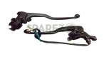 Royal Enfield Brake & Clutch Lever Assly Black New & Packed - SPAREZO