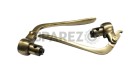 Custom Chopper Bobber Vintage Harley Brass Inverted Brake and Clutch Levers - SPAREZO