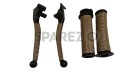 Royal Enfield Classic Clutch Brake Lever & Grip Set Camel Color - SPAREZO